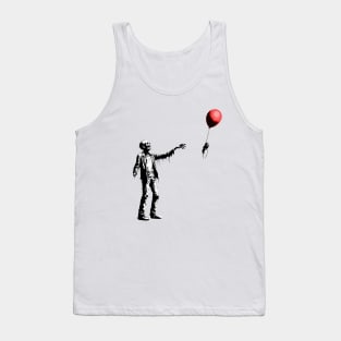 Zombie Balloon Banksy Style Tank Top